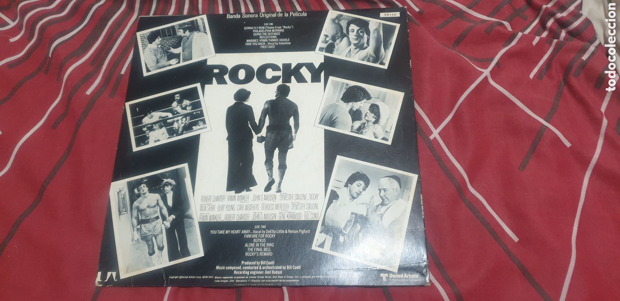 Discos de vinilo: ROCKY (BANDA SONORA ORIGINAL) VINILO 1976 - Foto 2