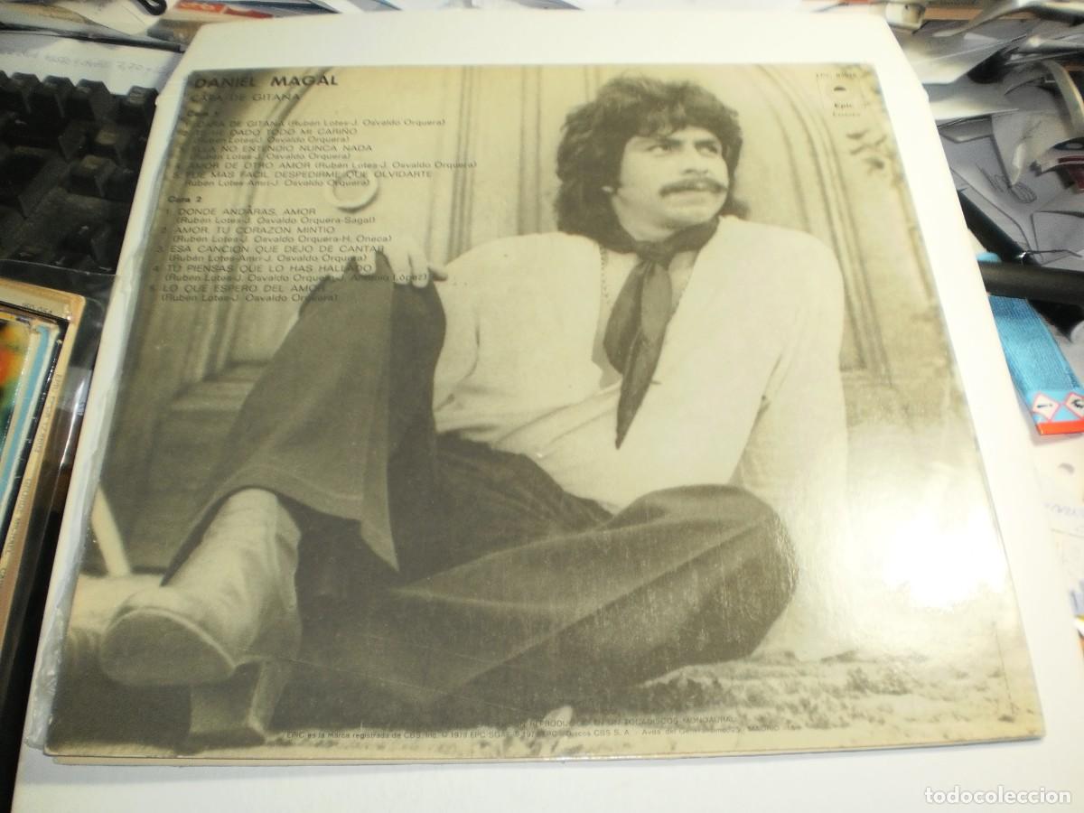 Discos de vinilo: lp daniel magal. cara de gitana. epic 1978 spain (seminuevo) - Foto 2