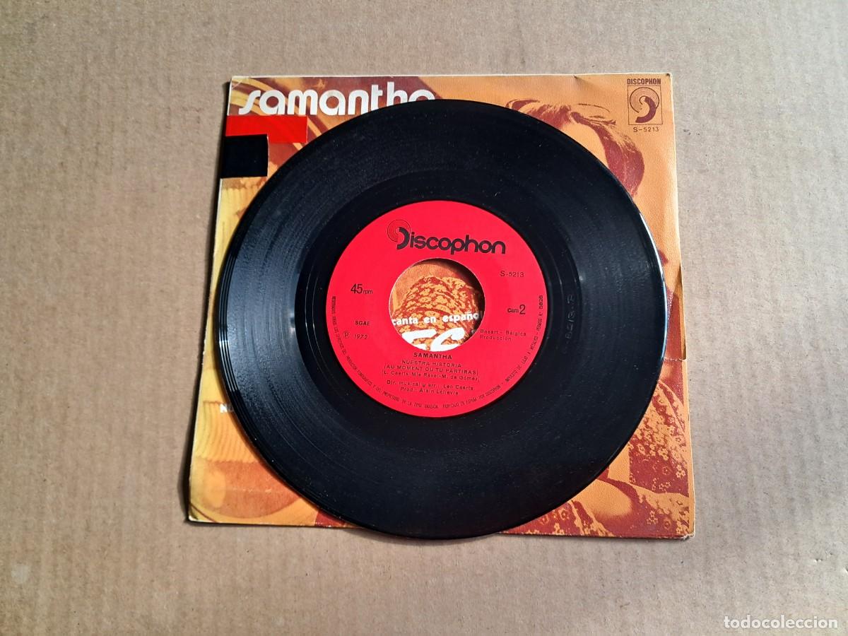 Discos de vinilo: SAMANTHA - Y VIVA ESPA&Ntilde;A SINGLE 1972 - Foto 2