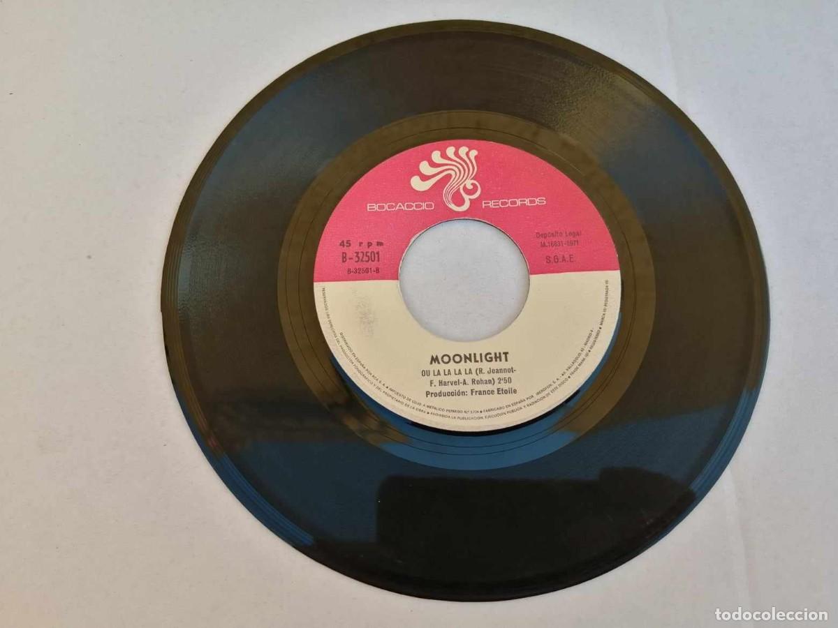 Discos de vinilo: DISCO SINGLE SIN FUNDA. MOONLIGHT (VENETIAN ADAGIO - OU LA LA LA) - Foto 1