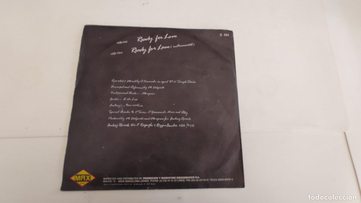 Discos de vinilo: MORGANA-SINGLE READY FOR LOVE-MISMA CARA - Foto 2