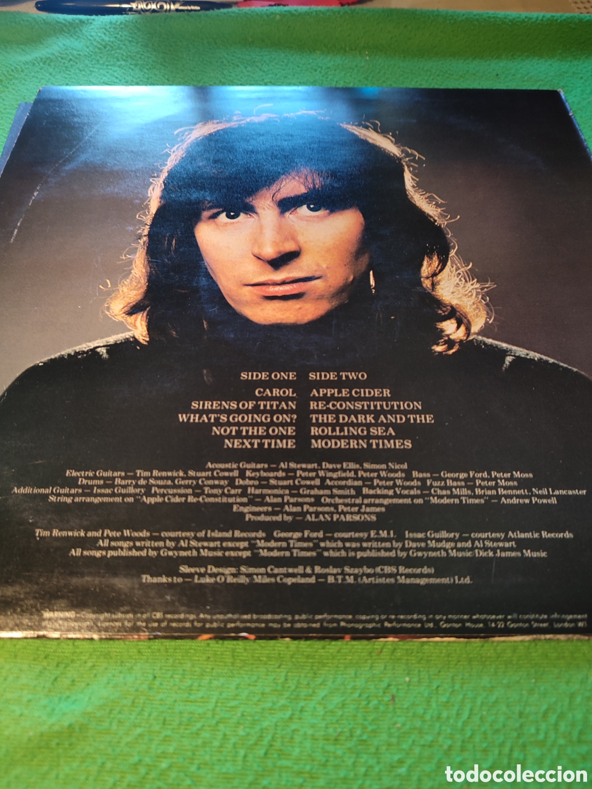 Discos de vinilo: Al Stewart - Modern times vinilo Lp - Foto 4