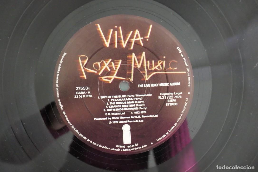 Discos de vinilo: VIVA!!! - ROXY MUSIC- 1976 - Foto 5