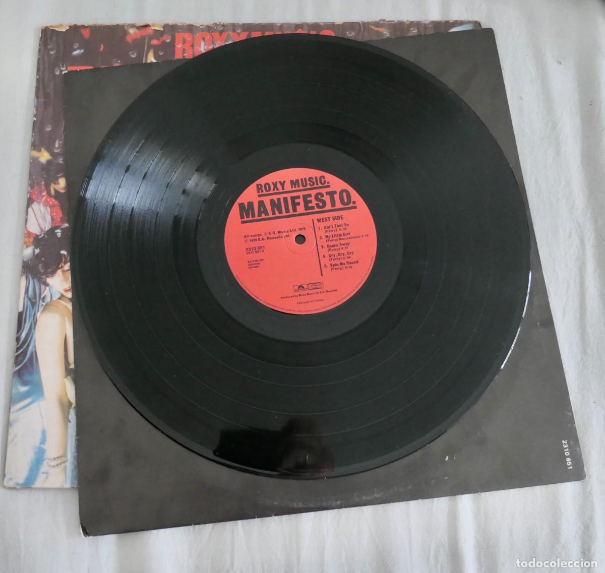 Discos de vinilo: ROXY MUSIC-MANIFESTO- 1979 - Foto 4