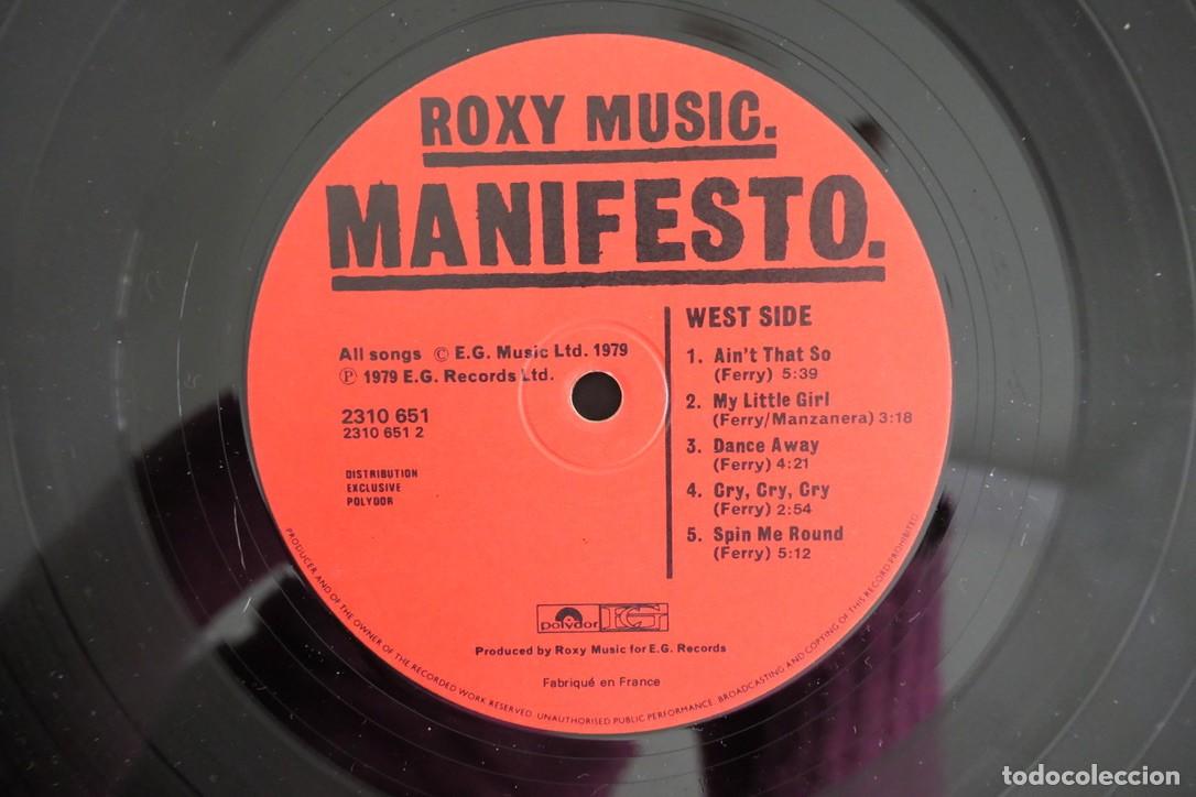 Discos de vinilo: ROXY MUSIC-MANIFESTO- 1979 - Foto 5