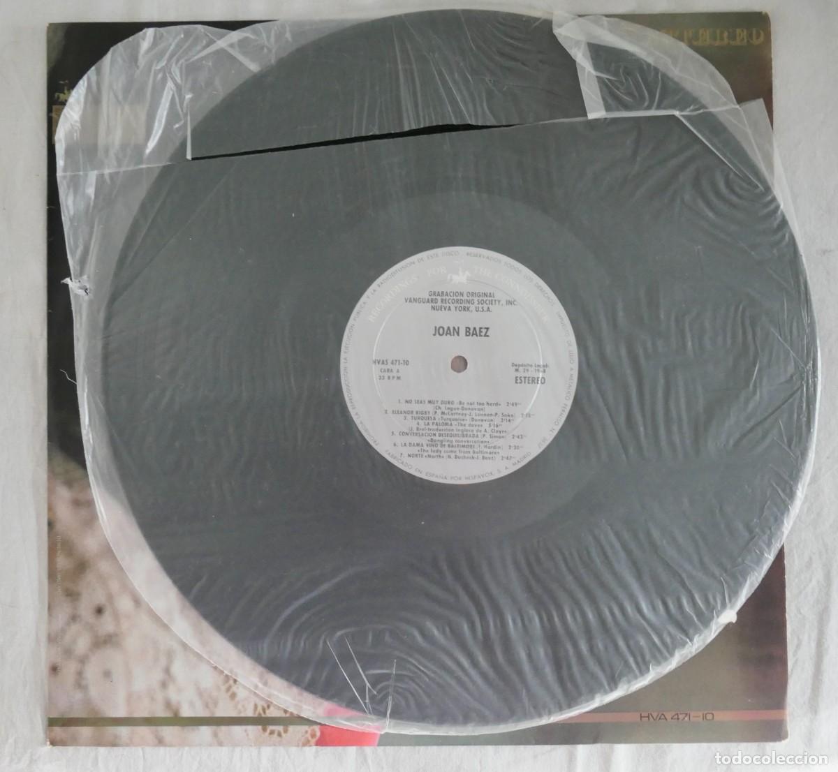 Discos de vinilo: JOAN BAEZ- JOAN -1968 - Foto 3