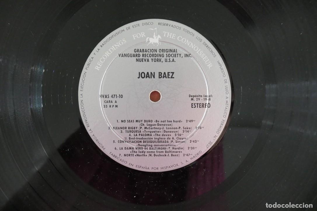 Discos de vinilo: JOAN BAEZ- JOAN -1968 - Foto 4
