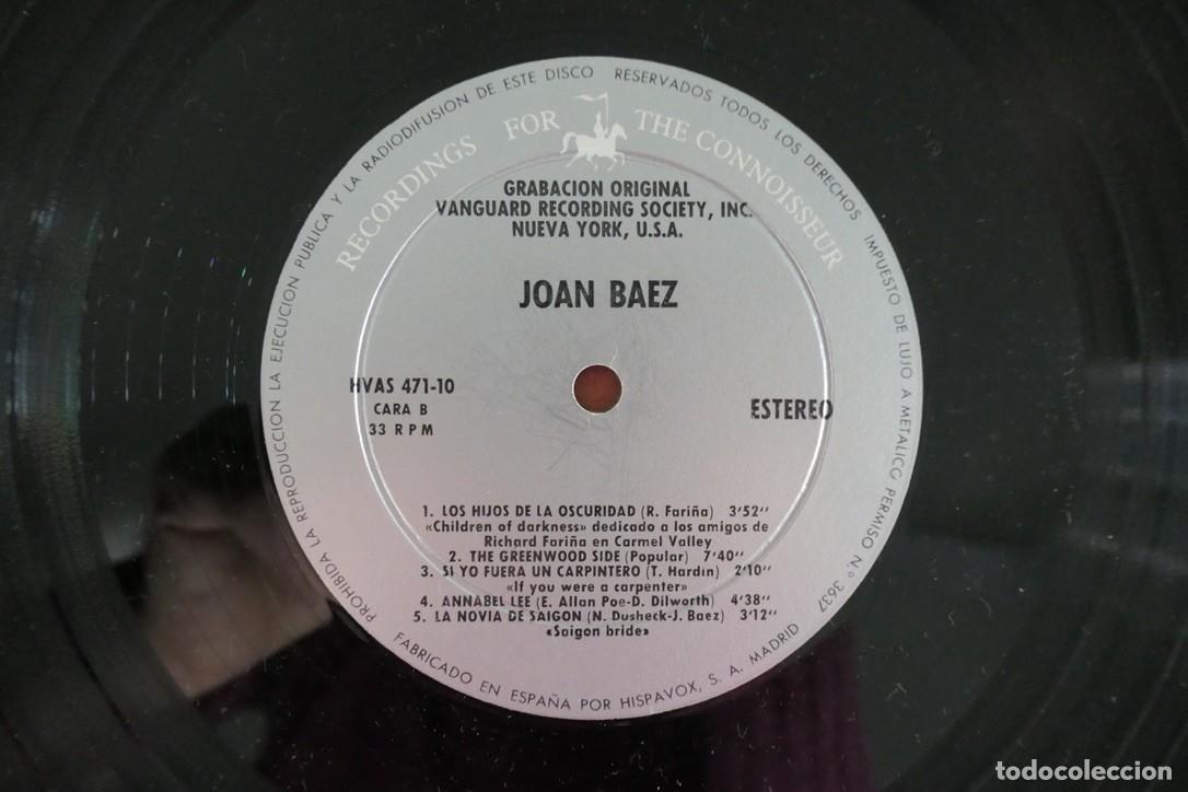 Discos de vinilo: JOAN BAEZ- JOAN -1968 - Foto 6