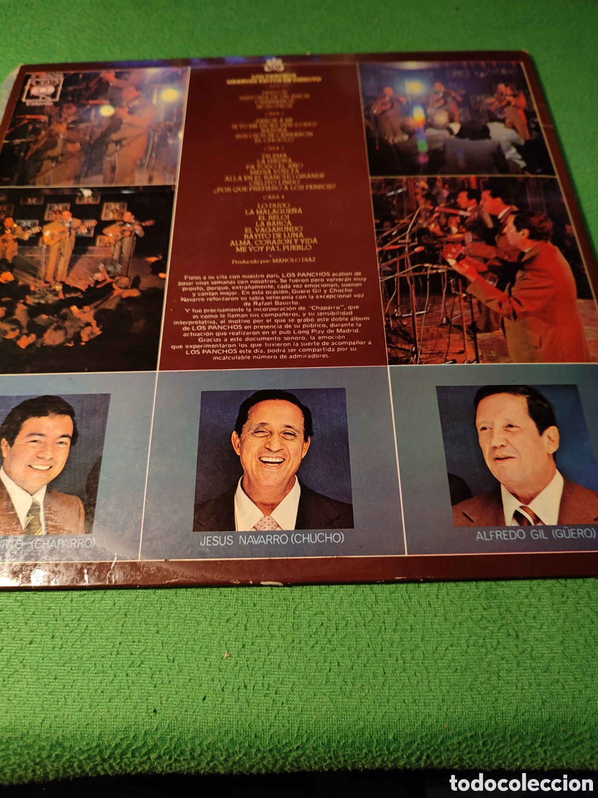 Discos de vinilo: Los Panchos - Grandes &eacute;xitos en directo 2 lps - Foto 3