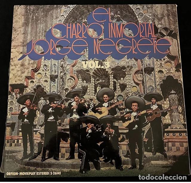 Discos de vinilo: EL CHARRO IMMORTAL - JORGE NEGRETE - VOL 3 - Foto 2