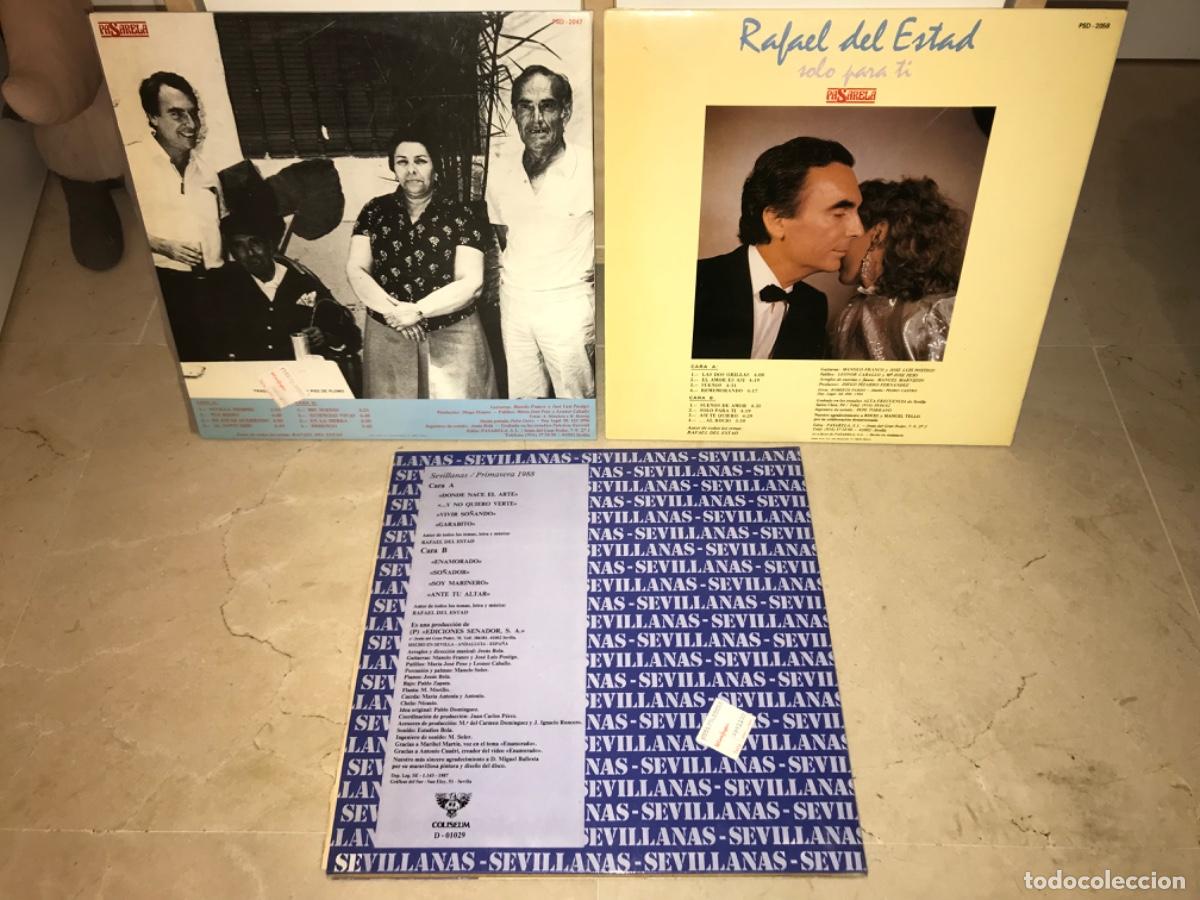 Discos de vinilo: LOTE DE 3 LPs DE RAFAEL DEL ESTAD-GATEFOLD - Foto 2