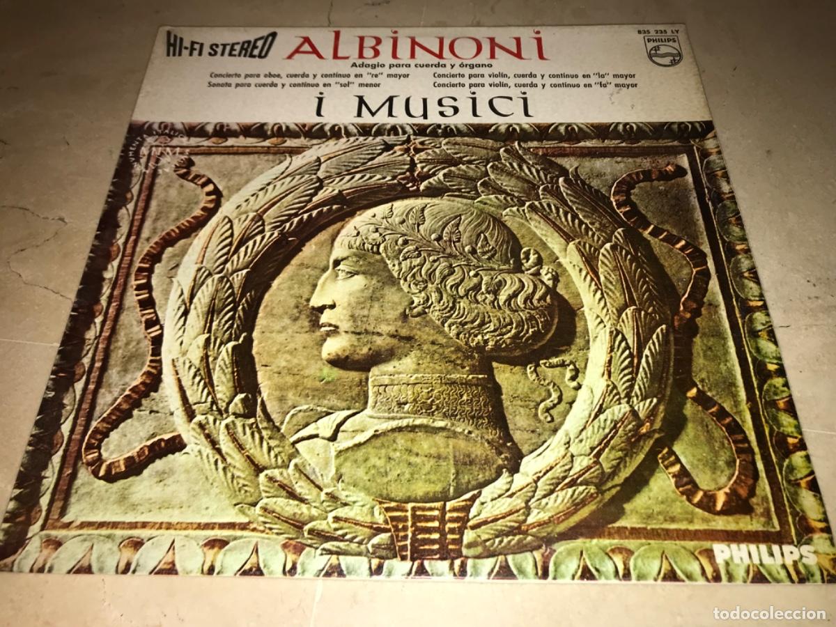 Discos de vinil: ALBINONI-I MUSICI-ADAGIO PARA CUERDA Y &Oacute;RGANO