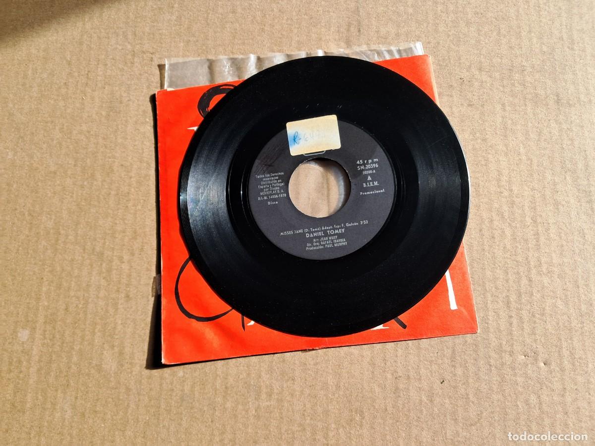Discos de vinilo: DANIEL TOMEY - MISSES JANE SINGLE 1970 - Foto 1