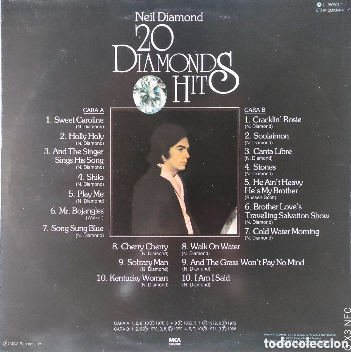 Discos de vinilo: Neil Diamond Grandes &eacute;xitos - Foto 10