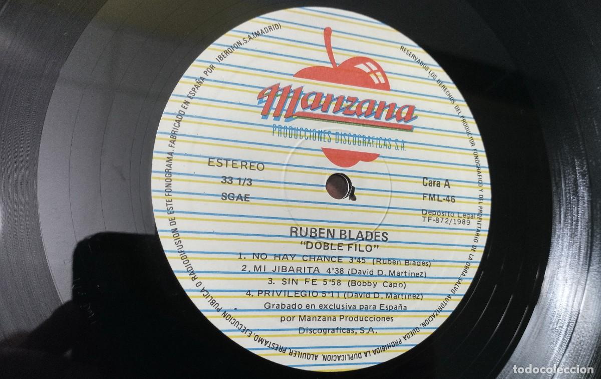 Discos de vinilo: Ruben Blades - Doble filo - Foto 3