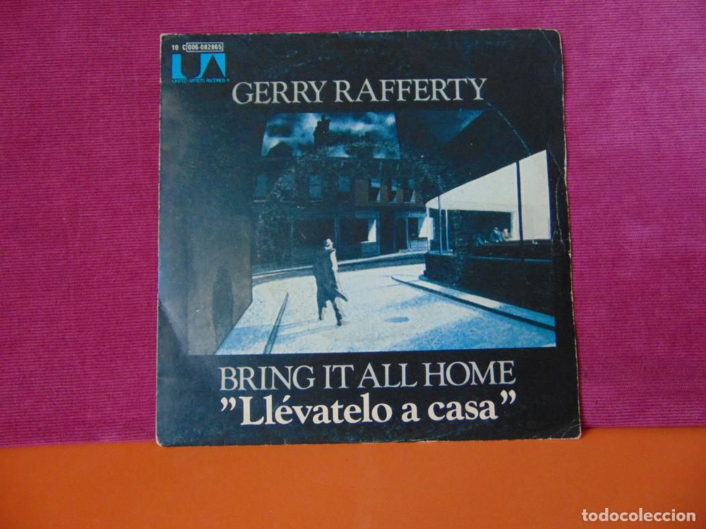 Discos de vinilo: GERRY RAFFERTY - BRING IT ALL HOME - SINGLE 1980 - Foto 1