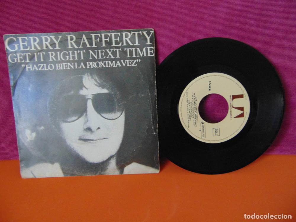 Discos de vinilo: GERRY RAFFERTY - GET IT RIGHT NEXT TIME - SINGLE 1979 - Foto 4