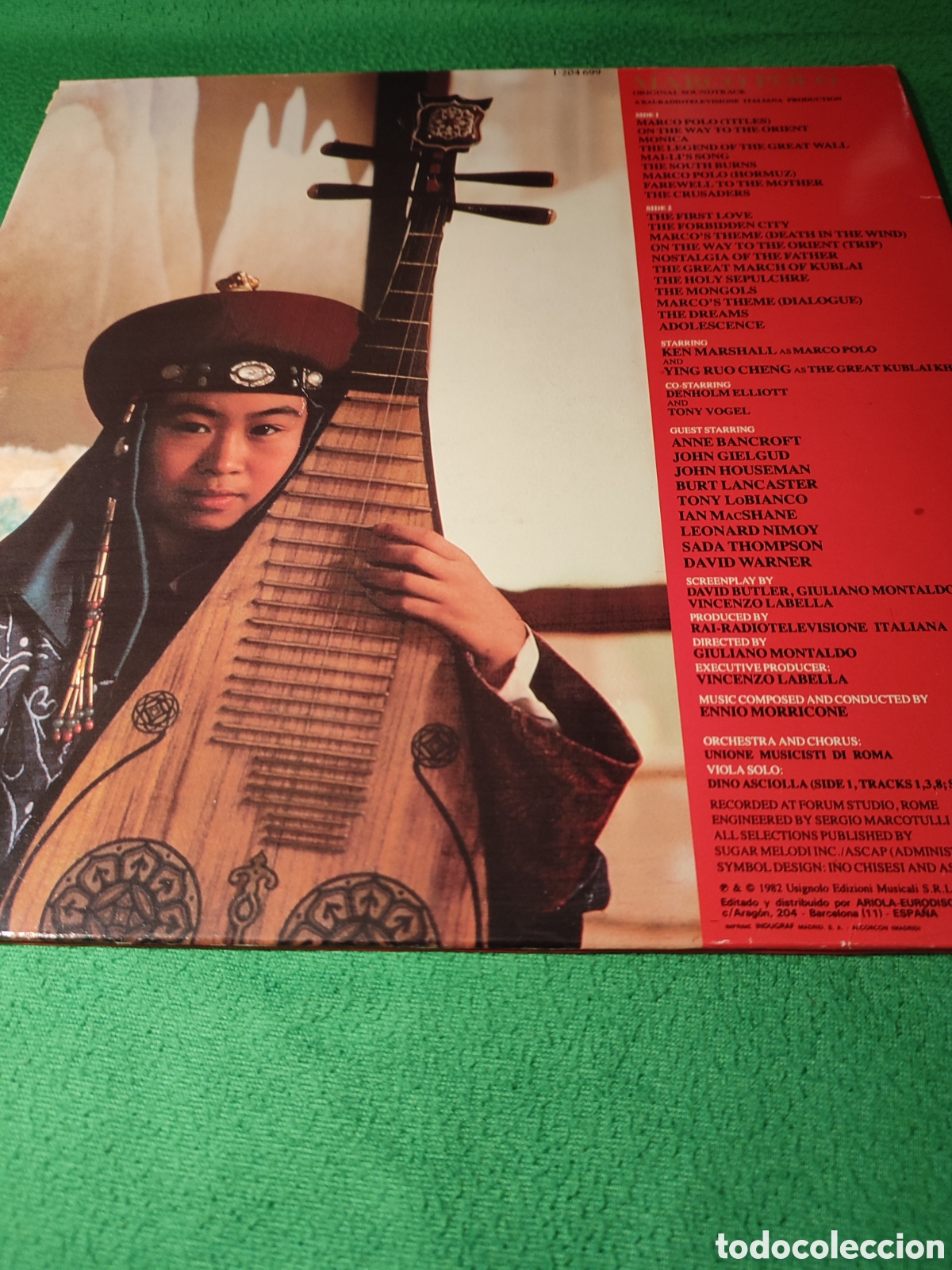 Discos de vinilo: Ennio Morricone - BSO RAI Marco Polo - Foto 3