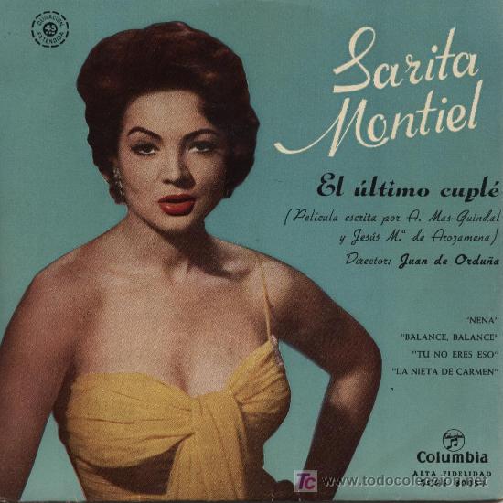 Discos de vinilo: Sara Montiel - El &Uacute;ltimo Cupl&eacute; - Foto 1