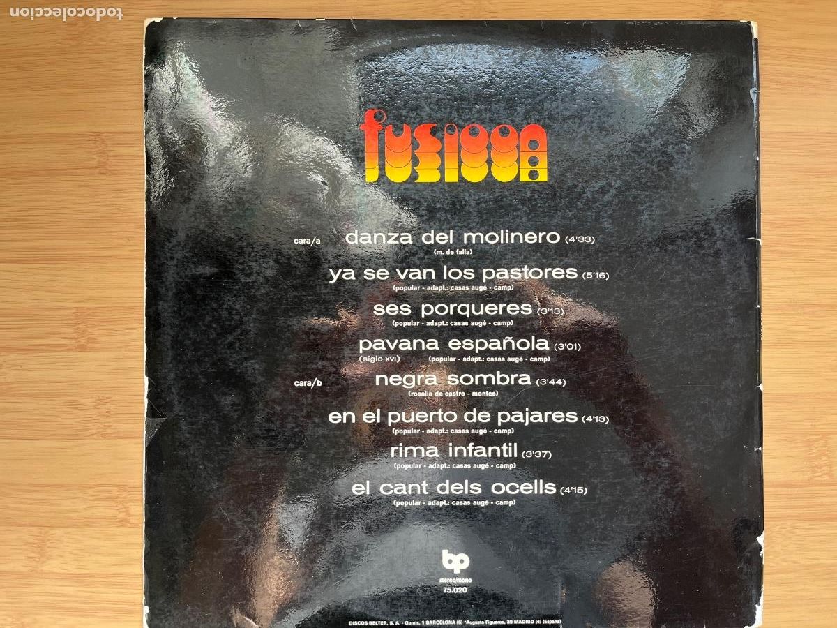 Discos de vinilo: FUSIOON. Fusioon. (vinilo lp 1972) - Foto 2