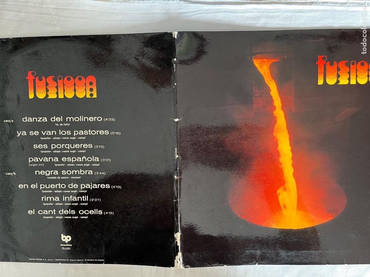 Discos de vinilo: FUSIOON. Fusioon. (vinilo lp 1972) - Foto 4