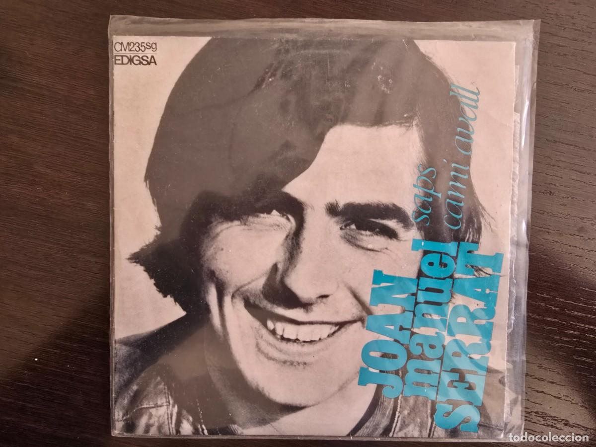 Discos de vinilo: SINGLE SERRAT SAPS / CAMI AVALL - Foto 1