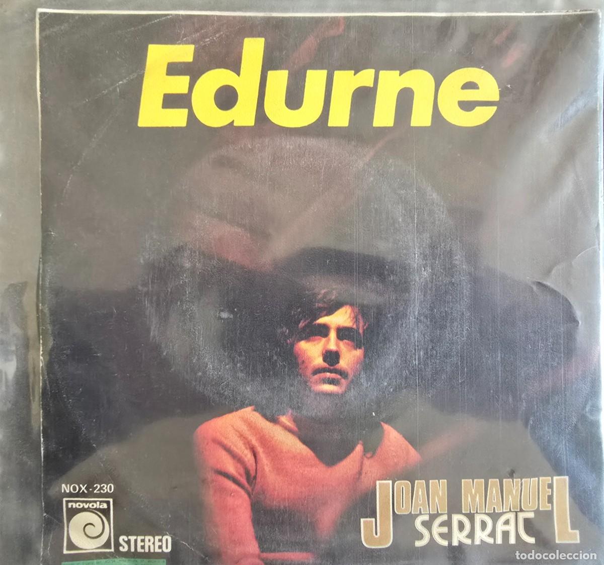 Discos de vinilo: Disco de vinillo Joan Manuel Serrat: Edurne - Foto 1