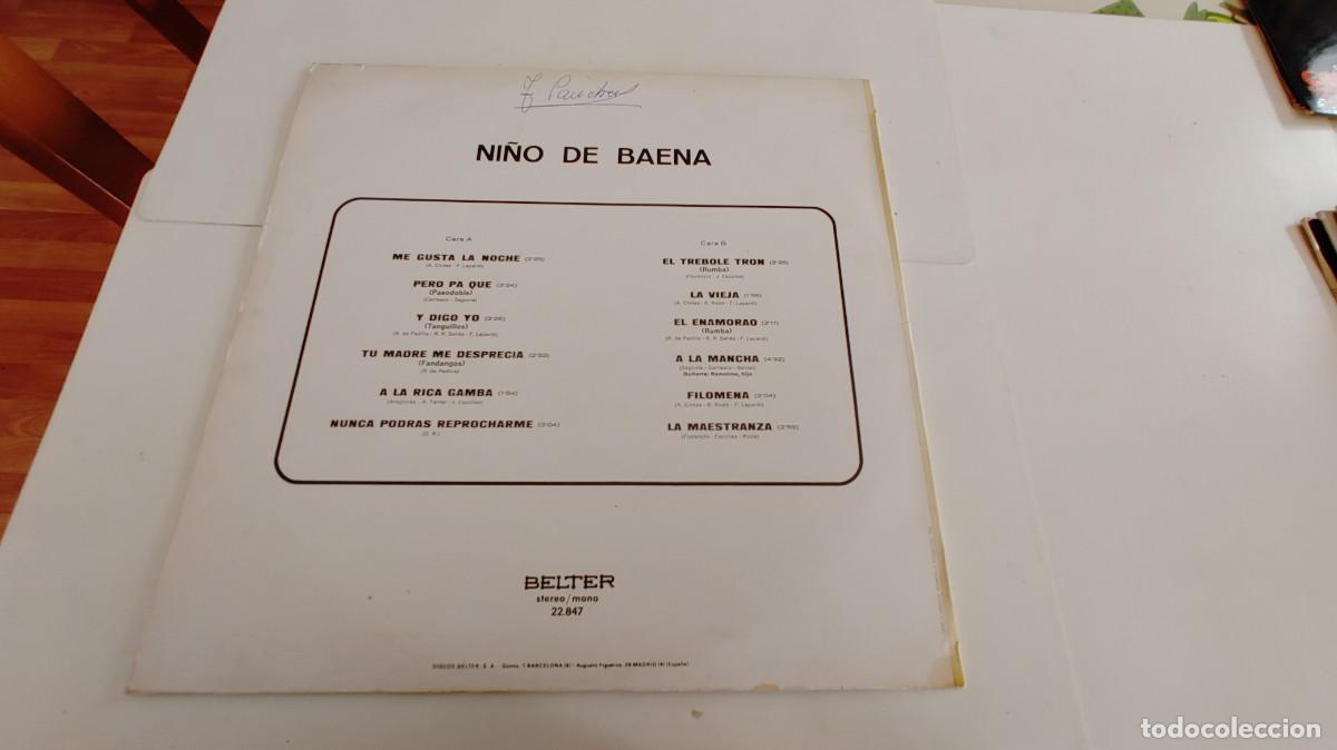 Discos de vinilo: NI&Ntilde;O DE BAENA-LP ME GUSTA LA NOCHE - Foto 2