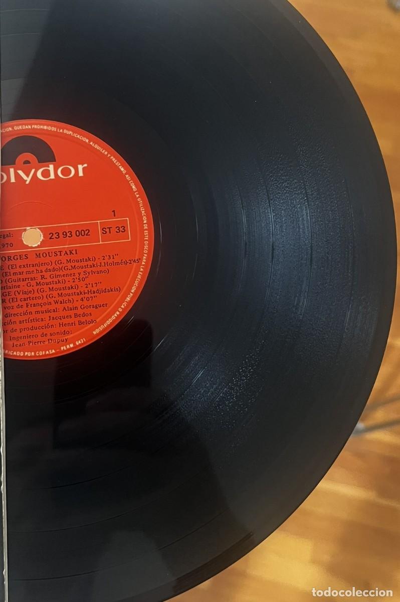 Discos de vinilo: Vinilo LP GEORGES MOUSTAKI Polydor 1970 - Foto 4