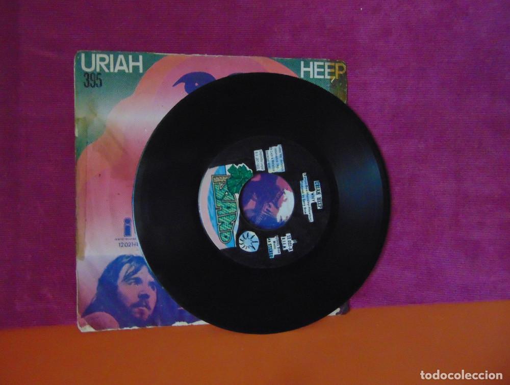 Discos de vinilo: URIAH HEEP - THE WIZARD / WHY - SINGLE 1972 - Foto 2