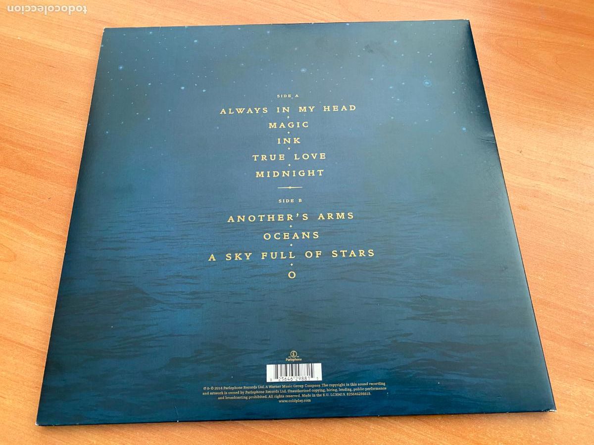 Discos de vinilo: COLDPLAY (GHOST STORIES) LP GAT. (B-52) - Foto 4
