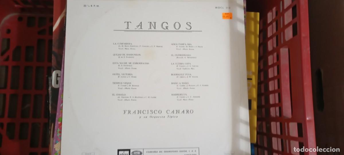 Discos de vinilo: FRANCISCO CANARO, TANGOS, ORQUESTA TIPICA - Foto 2