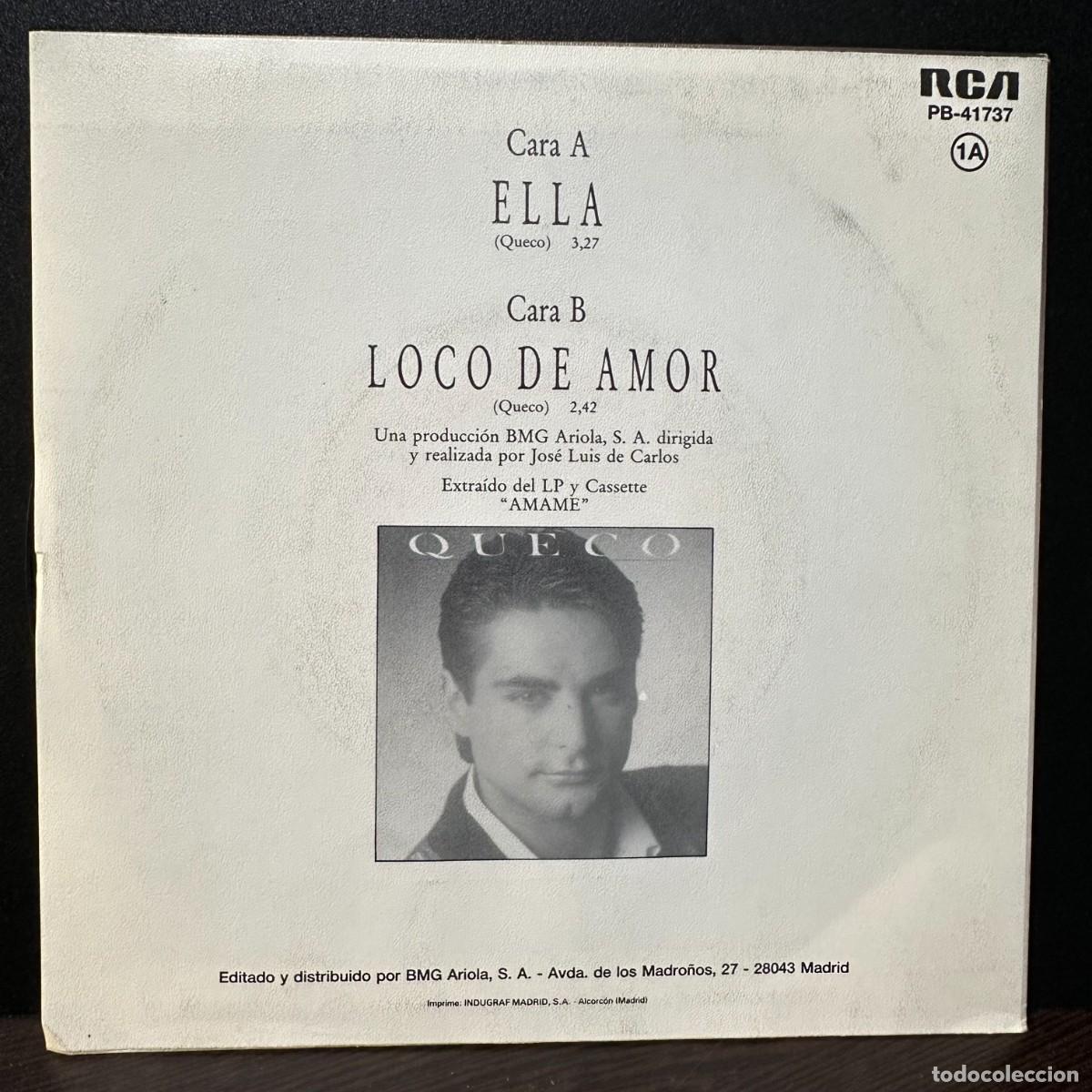 Discos de vinilo: Manuel Ruiz Queco - Ella (7&rdquo;, Single) - Foto 2