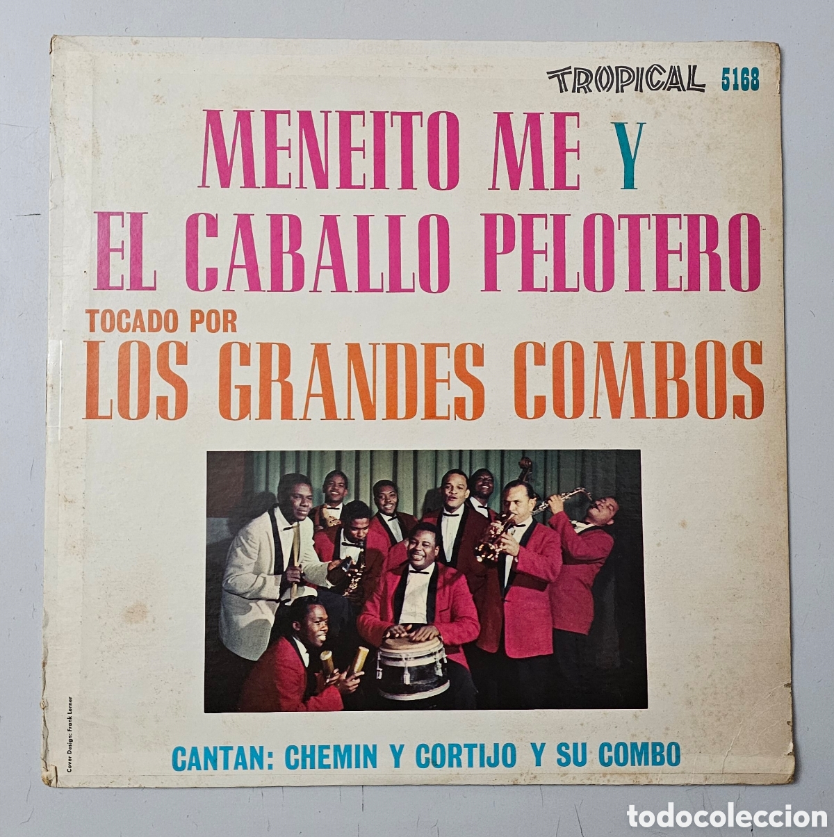 Vinyl records: LP CHEMIN & CORTIJO Y SU COMBO - Meneito Me (US - Tropical - 1966) Latin Guaracha Puerto Rico RARO