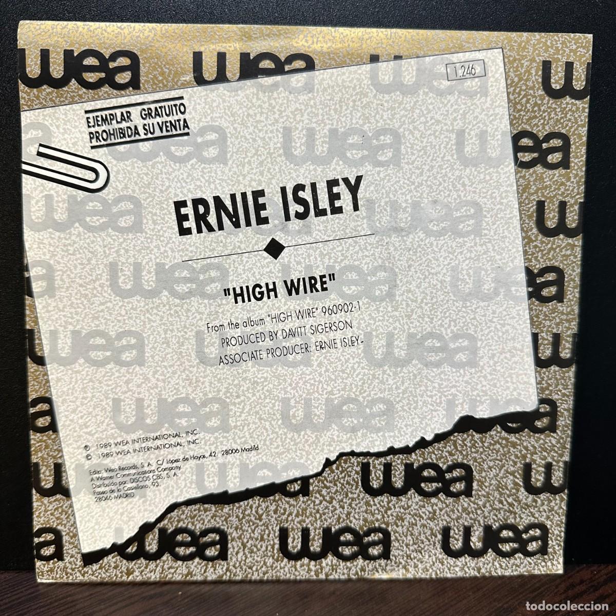 Discos de vinilo: Ernie Isley - High Wire (7&rdquo;, Single, Promo) - Foto 2