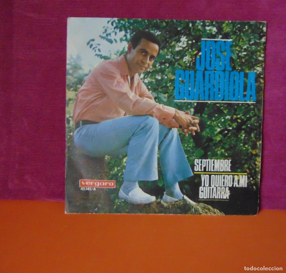 Discos de vinilo: JOSE GUARDIOLA - SEPTIEMBRE - SINGLE 1966 - Foto 1