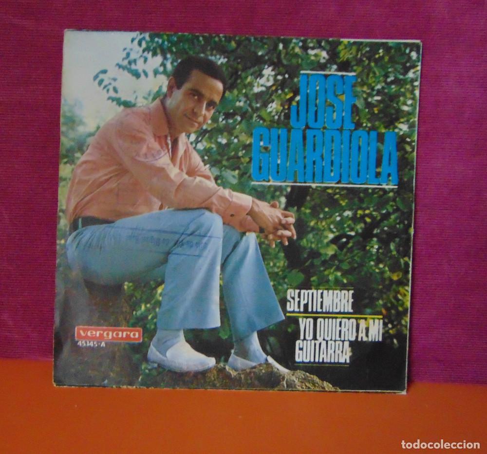 Discos de vinilo: JOSE GUARDIOLA - SEPTIEMBRE - SINGLE 1966 - Foto 4