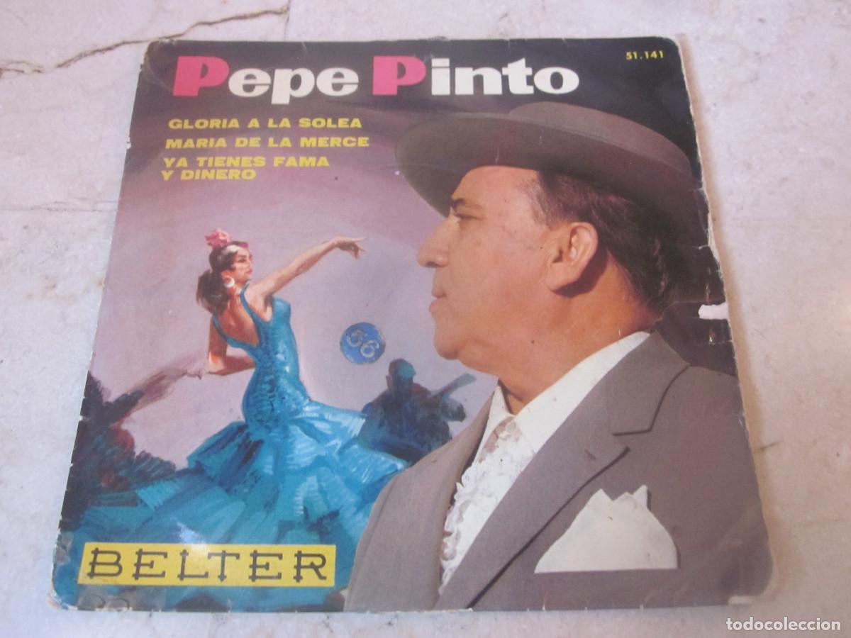 Discos de vinilo: PEPE PINTO - GLORIA A LA SOLEA - BELTER 1965 - Foto 1