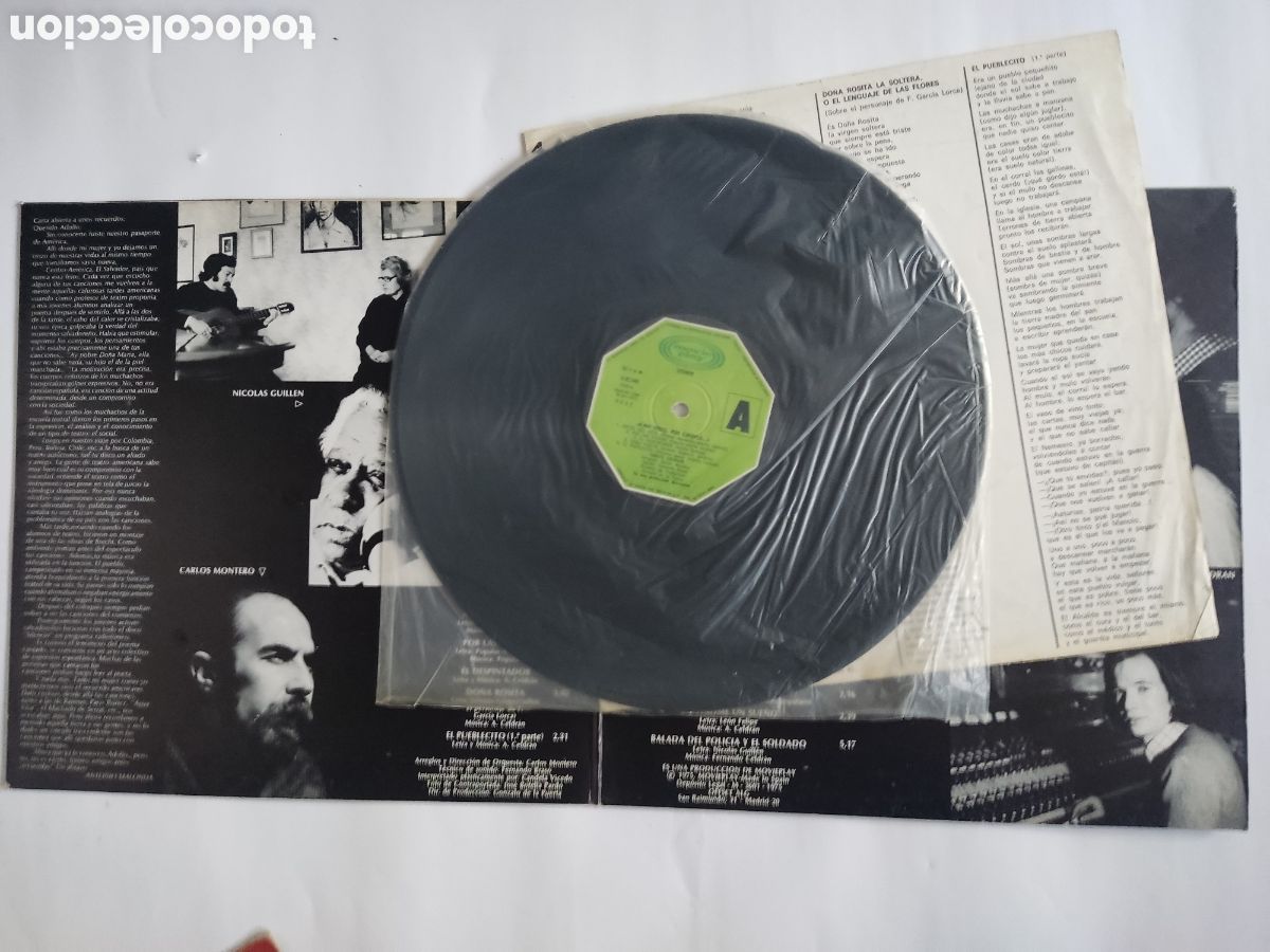 Discos de vinilo: ADOLFO CELDRAN - 4.444 VECES POR EJEMPLO - Foto 3