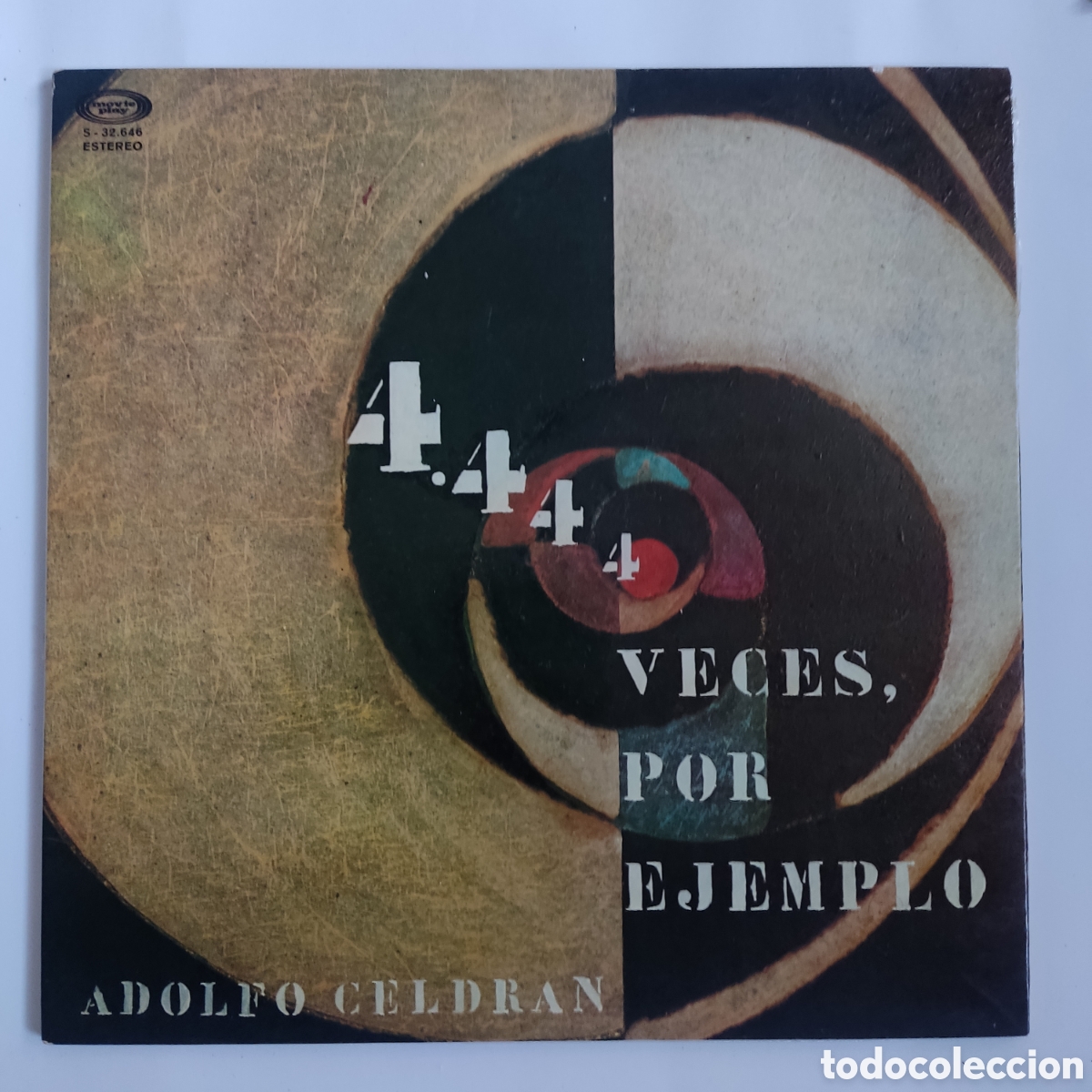 Discos de vinilo: ADOLFO CELDRAN - 4.444 VECES POR EJEMPLO - Foto 1