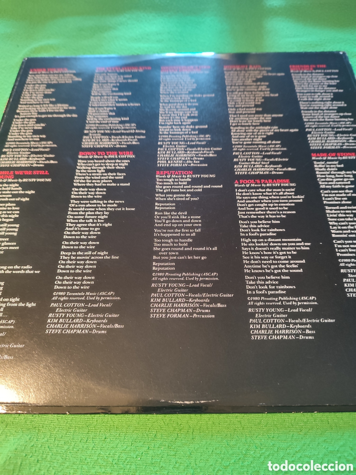 Discos de vinilo: Poco - Under the gun vinilo Lp Ed USA - Foto 2