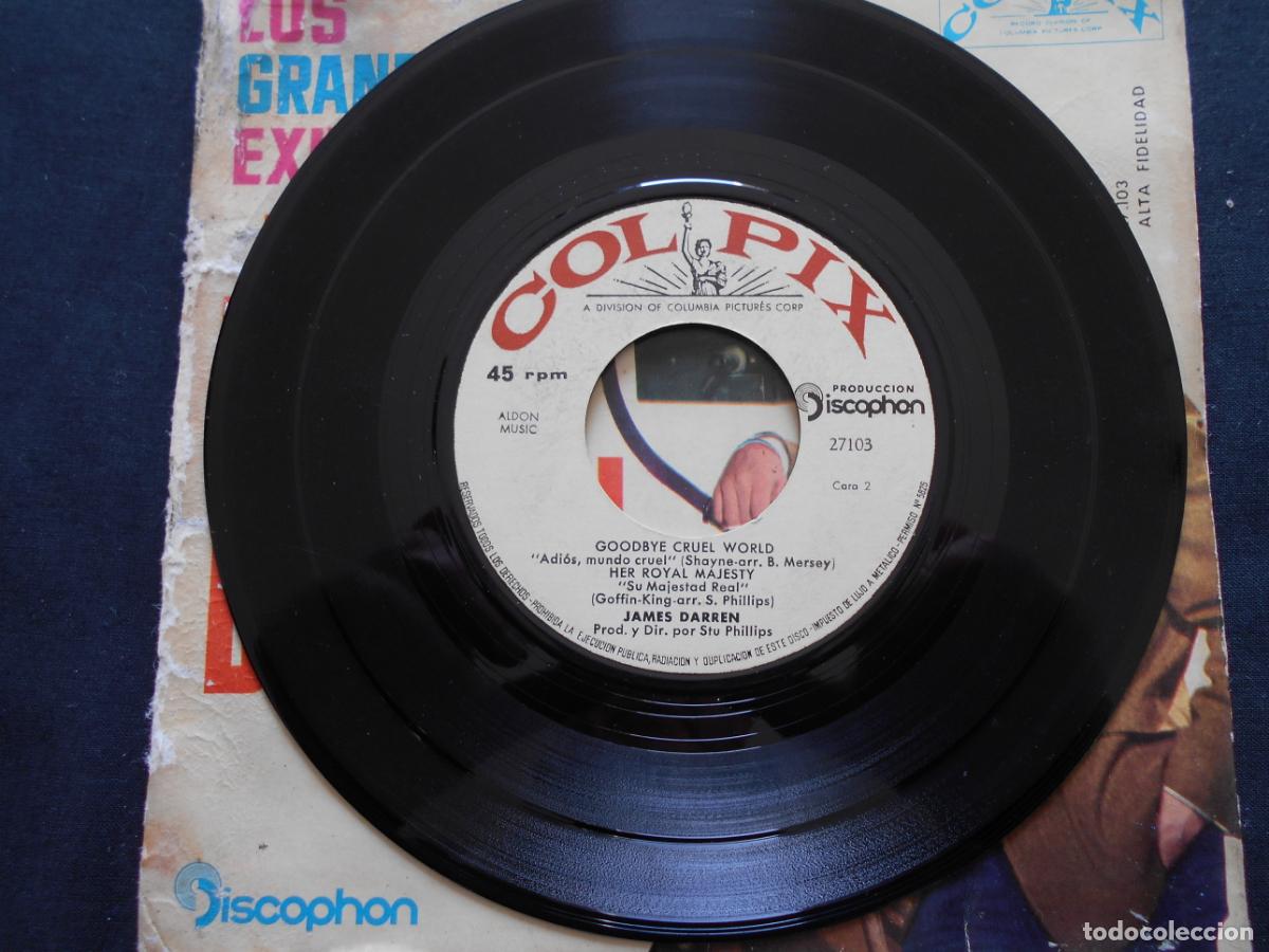 Discos de vinilo: EP JAMES DARREN // GRANDES EXITOS - CONSCIENCE + 3 - Foto 5