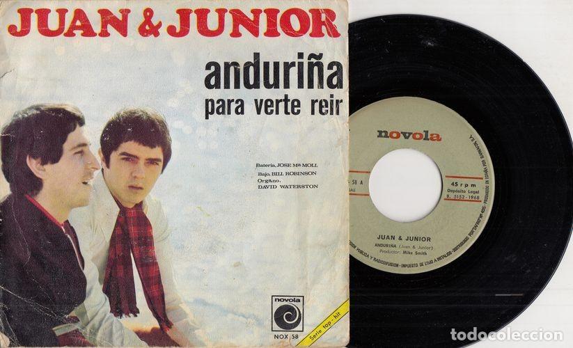 Discos de vinilo: JUAN Y JUNIOR - ANDURI&Ntilde;A - SINGLE DE VINILO - C- 24 - Foto 1
