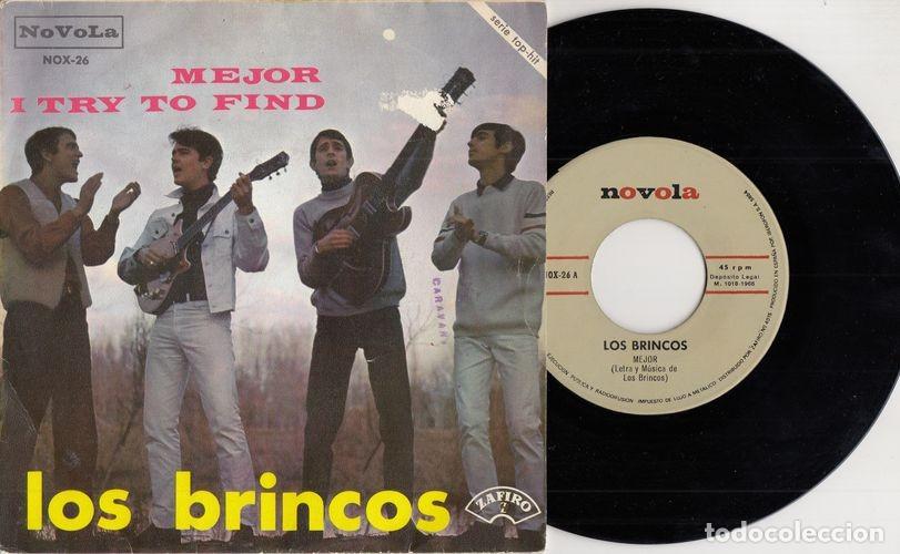 Discos de vinilo: LOS BRINCOS - MEJOR - SINGLE DE VINILO - C- 24 - Foto 1