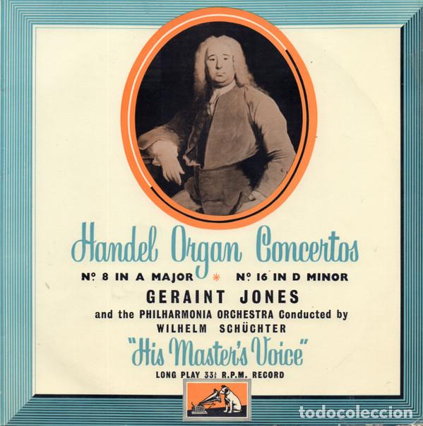 Disques de vinyle: 10&rdquo; HANDEL - Organ Concertos Nos 8 And 16 - His Master's Voice DLP 1052 (VG+/VG++)&ccedil;