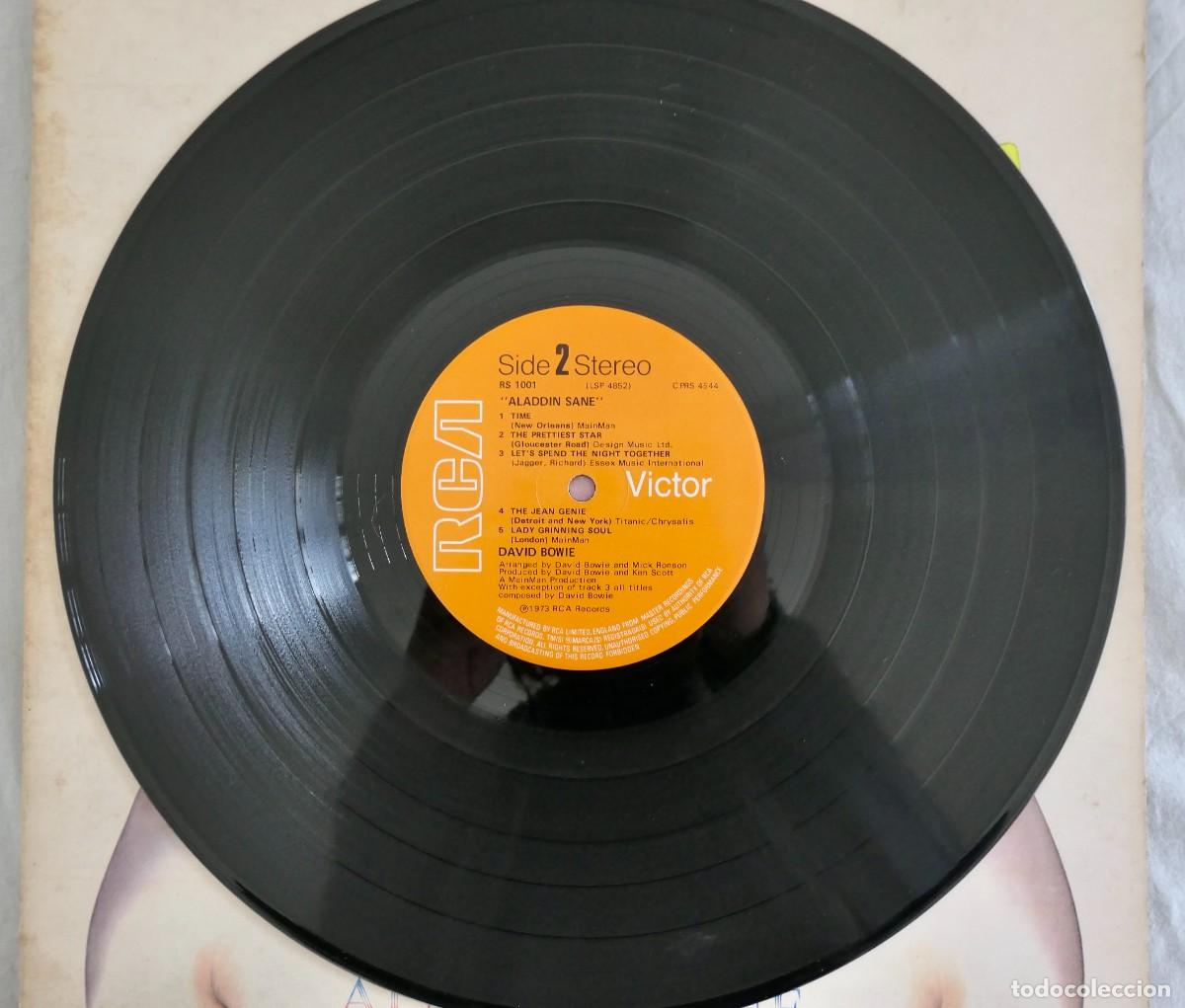 Discos de vinilo: DAVID BOWIE - ALADDIN SANE 1973 - Foto 3