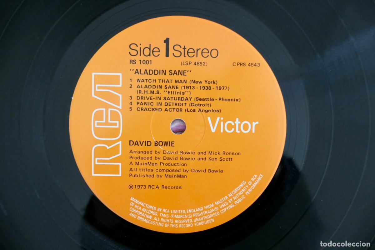 Discos de vinilo: DAVID BOWIE - ALADDIN SANE 1973 - Foto 4