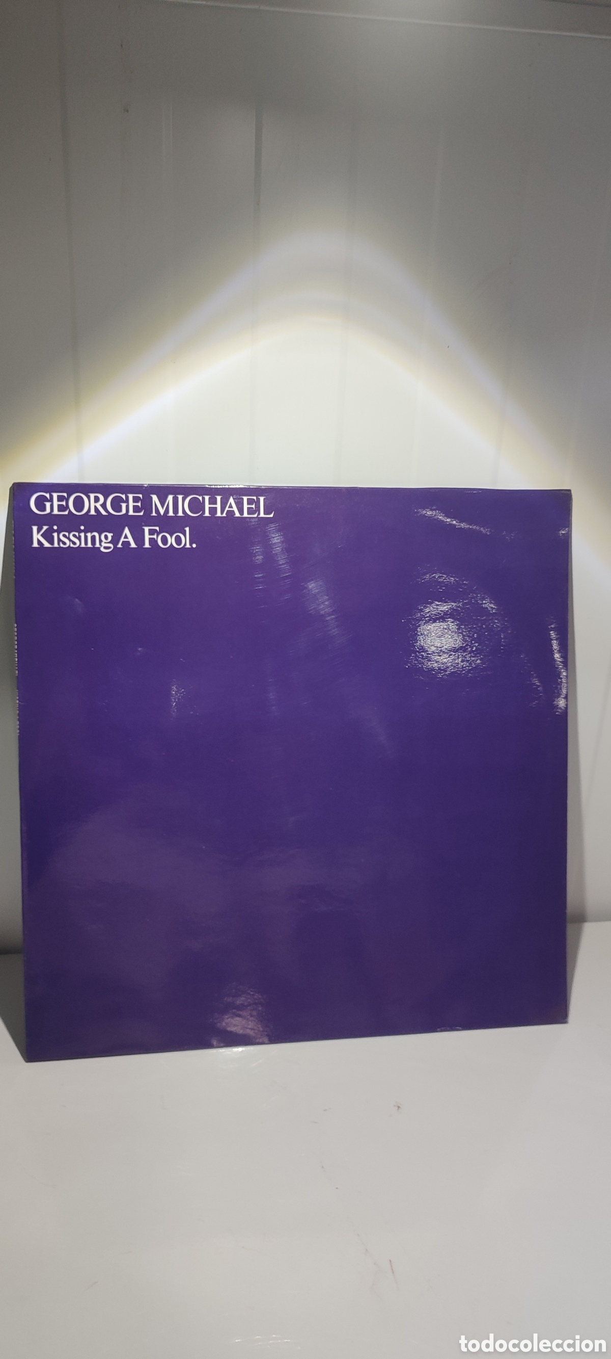 Discos de vinilo: Disco vinilo George Michael Kissing a fool - Foto 1