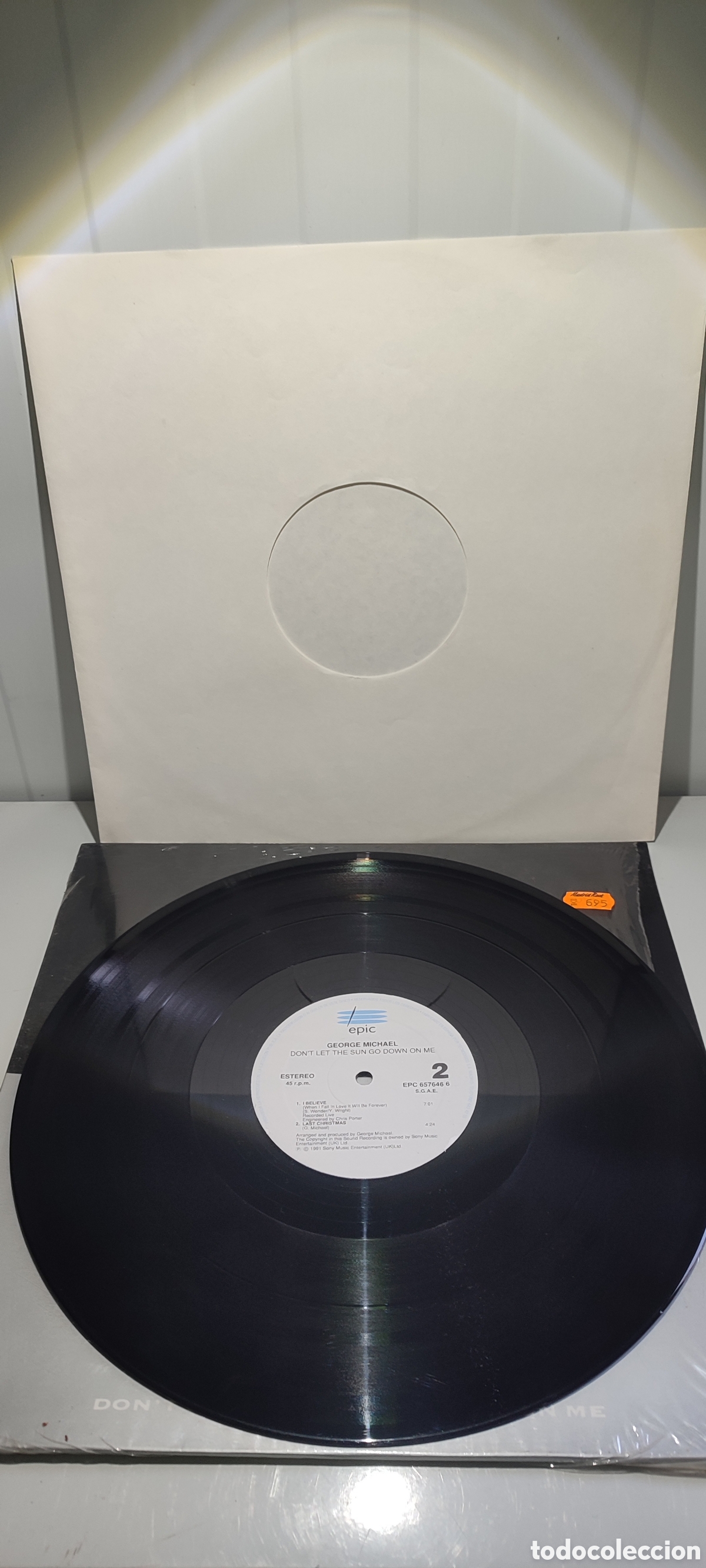 Discos de vinilo: Disco vinilo George Michael/ Elton John - Foto 4