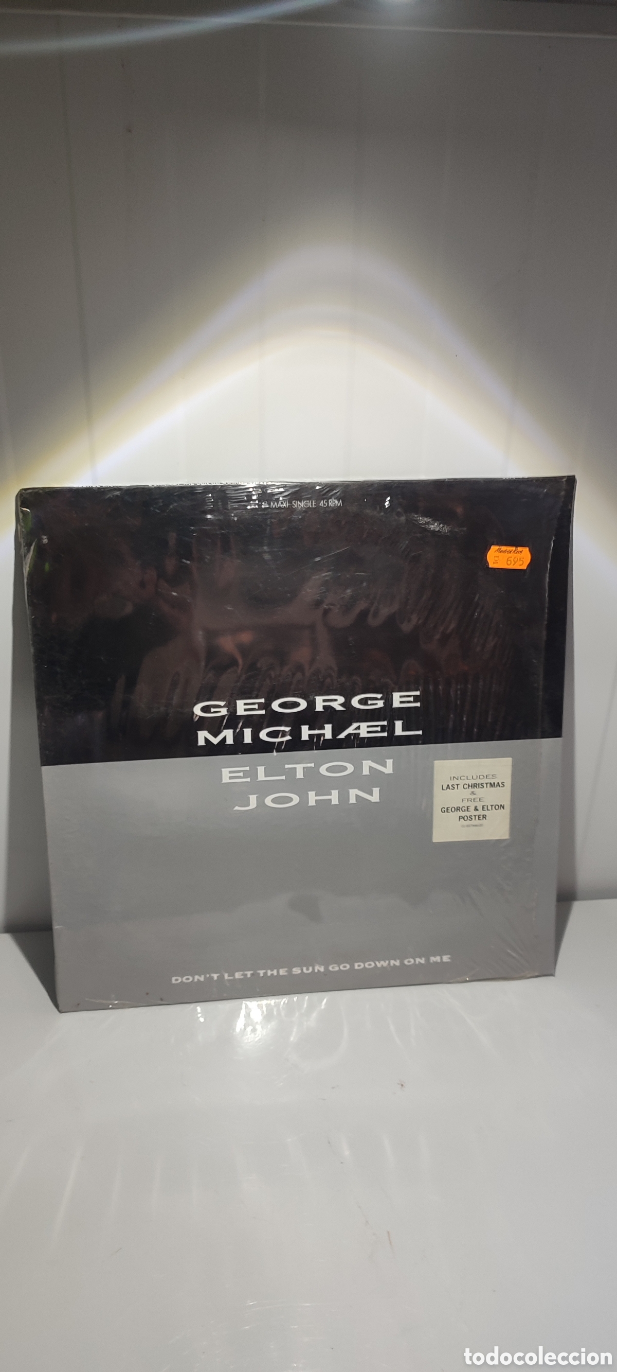 Discos de vinilo: Disco vinilo George Michael/ Elton John - Foto 1